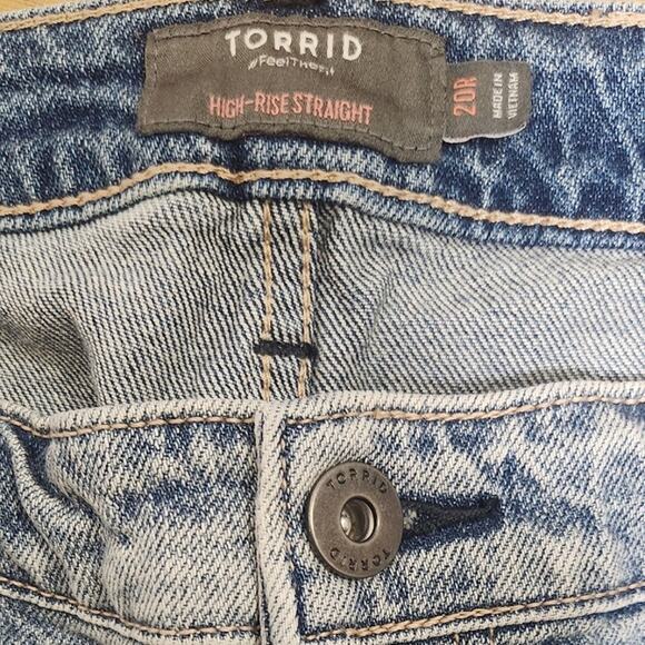Torrid Mom Straight Vintage Stretch High-Rise Jean Size 20R - Picture 10 of 11